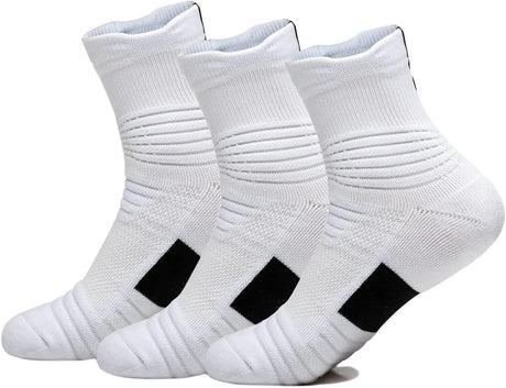 Basketball Socks Cushioned Thick Hiking Cycling Athletic Crew Socks for Men Women Boy