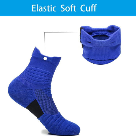 Basketball Socks Cushioned Thick Hiking Cycling Athletic Crew Socks for Men Women Boy