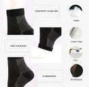 Soothrelieve Compression Socks, Anti Fatigue Compression Foot Sleeves for Men & Women, Ankle Brace Compression Sleeve, for Pain Relief and Plantar Fasciitis (S/M,White 4 Pairs)