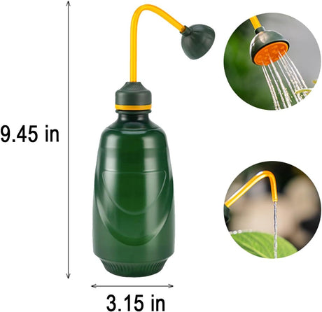 Mini Watering Can Indoor Plants, Small Seedling Watering Can Outdoor, Tiny Succulent Bottle for Indoor Plants for Kids Gardening (Green)