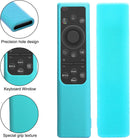 2 Pack Remote Cover for Samsung Smart TV, Silicone Protective Case for Samsung Solar Cell Remote 2021 2022 BN59-01357 BN59-01385 BN59-01265A Anti-Slip Remote Case Glow in Dark (Glow Green +Glow Blue)