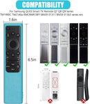 2 Pack Remote Cover for Samsung Smart TV, Silicone Protective Case for Samsung Solar Cell Remote 2021 2022 BN59-01357 BN59-01385 BN59-01265A Anti-Slip Remote Case Glow in Dark (Glow Green +Glow Blue)