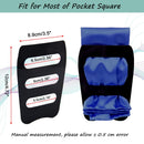 Pocket Squares Holder, Accessories for Men Square Scarf, Suits, Tuxedos,Vests and Dinner Jackets, 3 Pack, One Size