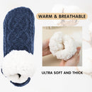 Unisex Fluffy Fuzzy Warm Slipper Socks for Men Women, Thick Fleece Lined Non-Slip Socks Indoor Floor
