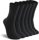 Women's Thin Merino Wool Socks, Multi Colors Soft Dress Socks,Warm Breathable Crew Casual Socks 3/6 Pairs Pack