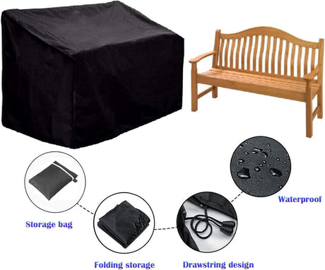 Patio Sofa Cover,Waterproof Patio Furniture Cover,Sofa Cover,Outdoor Sofa Cover,UV Proof,Fast Fading,Durable And Waterproof Patio Furniture Cover,For 2-Seater Outdoor Sofa