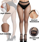 3 PCS Black Fishnet Stockings for Women, Fish Nets Women Tights, Fishnet Tights Ladies Plus Size One Size Fit All