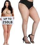 3 PCS Black Fishnet Stockings for Women, Fish Nets Women Tights, Fishnet Tights Ladies Plus Size One Size Fit All