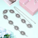 Western Oval Concho Chain Belt for Women Metal Waist Chain Belt for Dresses Jeans Western Cowgirl