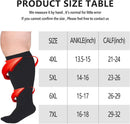 Compression Socks For Women Men,Plus Size Compression Socks Men Women,Wide Calf Compression Stocking.Extra Large Compression Socks.