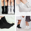 2 Pairs Hand In Hand Socks, Funny Magnetic Socks, Couple Holding Hands Socks, Friendship Socks, Novelty Socks for Women Men,Cute Socks with Eyes (White+Black)