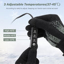 USB Heated Gloves, Winter Warm Heated Gloves Touchscreen Gloves Hand Warmers Work Gloves Unisex Washable Knitting Glove (style2)