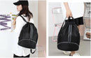 Soccer Bags, Drawstring Backpack Gym Bag with Shoe Compartment and Mesh Pockets for Soccer Basketball Volleyball Football Sports Gym
