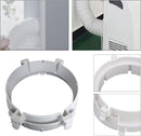 Air Conditioning Exhaust Hose Adapter,Portable Coupler,Portable Number 2 Air Conditioning Pipe Connector,Exhaust Hose Connector,Household Air Conditioner Accessories(5.91x5.91inch)