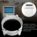 Air Conditioning Exhaust Hose Adapter,Portable Coupler,Portable Number 2 Air Conditioning Pipe Connector,Exhaust Hose Connector,Household Air Conditioner Accessories(5.91x5.91inch)