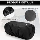 Heavy Duty 600D Waterproof Winch Cover - UV Resistant, Dust-Proof Protective for 8500-17500 lbs Electric Winches (22"x9.8"x7.5"), Car Exterior Accessories
