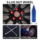 20PCS M14X1.5 Wheel Lug Nuts, Cap Spiked Extended Tuner 60mm Aluminum Wheels Rims Nuts (Blue) blue M14x1.5