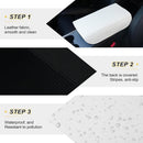 Center Console Leather Armrest Cover Compatible with Tesla Model 3 Highland Refresh 2024-2026 & Y Juniper 2026, No-Slip Designed EZ Snap Car Interior Accessories (White) White -