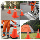 18 inch Traffic Cones, 2PCS Collapsible Orange Cones for Parking, Parking with Reflective Collars, Training Driveway, Car Interior Accessories -