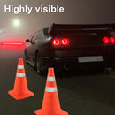 18 inch Traffic Cones, 2PCS Collapsible Orange Cones for Parking, Parking with Reflective Collars, Training Driveway, Car Interior Accessories -