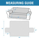 Sofa Cover, 100% Waterproof Slipcover Furniture Protector, Washable Couch Cover with Non-Skid Backing and Elastic Straps for Kids, Dogs, Pets(Sofa, French Oak) Oak
