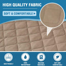 Sofa Cover, 100% Waterproof Slipcover Furniture Protector, Washable Couch Cover with Non-Skid Backing and Elastic Straps for Kids, Dogs, Pets(Sofa, French Oak) Oak