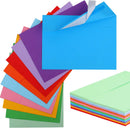 50 Pack Colored Envelope, 5x7 Envelopes, A7 Envelopes for Invitations, Printable Invitation Envelope Weddings, Photos, Postcards, Greeting Cards, Mailing - (5" x 7")