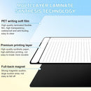 7-Piece Magnetic Dry Erase to-Do List White Board, 4'x11', Multifunctional Weekly Planner, Chore Chart, Planner for Refrigerator -