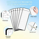 7-Piece Magnetic Dry Erase to-Do List White Board, 4'x11', Multifunctional Weekly Planner, Chore Chart, Planner for Refrigerator -
