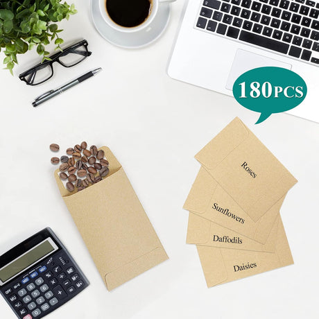 180 Pack Coin Envelopes 2.35