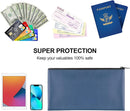 4 Pieces Money Bags With Zipper, 11x6.1 inch Pouch, Bank Bag, Cash Check Wallet, Cosmetics(navy) - Large