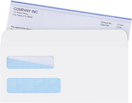 #10 Window Envelopes 72P, Double Self Seal for Invoices, Statements and Business Checks, Size 4-1/8 x 9-1/2 Inches (White) -