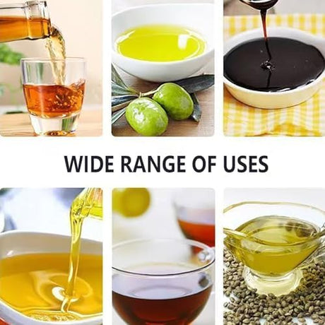 Oil Sprayer for Cooking- 200ml Glass Olive Mister, Spray Bottle, Kitchen Gadgets Accessories Air Fryer, Canola Spritzer, Widely Used Salad Making, Baking, Frying,BBQ Black -