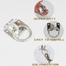 4PCS Cross Tie Ring for Horse,Block Hitching with Screws Horse Stall Stable -