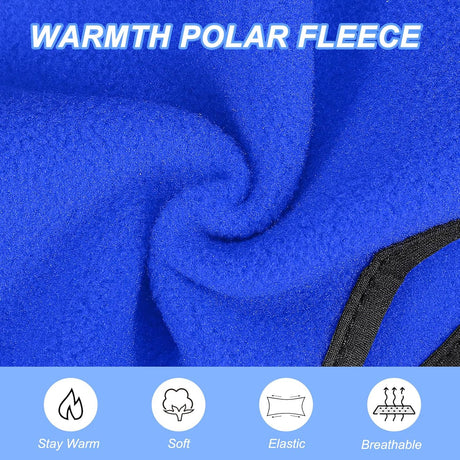 Ear Warmer Headband, Winter Stretchy Running Sweatband Outdoor Essential for Jogging Blue -