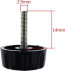 5 Pack Screws Nuts Caps for Fishing Spinning Reels Knob Power Handle Grip