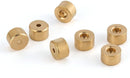 50 Pack Carolina Ticker Keeper Brass Weights Sinkers, Protects Knot & Make Noise, Teaxs Rig Tackle for Freshwater Bass Fishing -