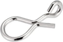 50 Pack Fly Fishing Snap 3 Sizes Stainless Steel Quick Change Lure Clip for Flies, Trout - XS(0.2")-50