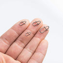50 Pack Crankbait Snaps Stainless Steel Duo Lock Lure Quick Change Fishing Speed Clips Connector Freshwater Bass -