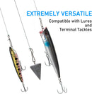 50 Pack Fishing Clips Quick Change Speed Crankbait Snaps Stainless Steel Line Lure Hook Connector Freshwater -