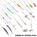 30 Pack Barrel Snap Swivels, Swivels Fishing Tackle Crane Rolling Coast Lock Lure Leader Line Connector Fresh&Saltwater -