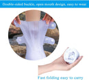 Rain Boot Covers Waterproof Shoe Silicone Protector Overshoes Sand Control Non-Slip Foldable Reusable Galoshes for Men Women Rainy Outdoor Cycling Fishing Camping White XL