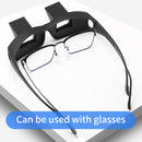 Lazy Glasses, Horizontal Prism Glasses,Lazy Spectacles for Bedridden Laying Dowd Reading and Watching TV in Bed Basic Model Medium-black -