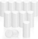 100 Pack 1-1/2 inch Patio Furniture Feet Caps, Wrought Iron Outdoor Chair Glides, Thick Plastic Leg Caps for Metal Chairs & Tables