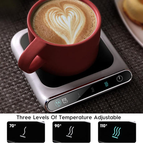 Mug warmer - temperature warmer with three speeds - cup warmer - heated coaster - mug warmer - USB cup warmer - coffee warmer