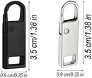 Reserve zips - 12-pack metal zips - removable - suitable for purses - clothing - jeans - suitcases - luggage