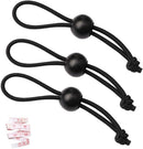 12 Black sailcloth bungee balls for banners - sailcloths - pavilions - tents - bungee hooks - stalls - flagpoles