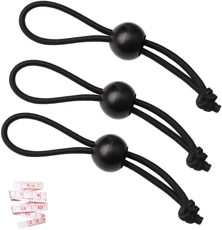 12 Black sailcloth bungee balls for banners - sailcloths - pavilions - tents - bungee hooks - stalls - flagpoles