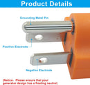 Biaungdo 1 Pack Neutral Ground Bonding Plug for Portable Inverter Generator, Surge Protector Ground Plug with Floating Neutral on RV Generator for Open Ground Error(Orange)
