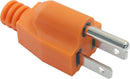 Biaungdo 1 Pack Neutral Ground Bonding Plug for Portable Inverter Generator, Surge Protector Ground Plug with Floating Neutral on RV Generator for Open Ground Error(Orange)